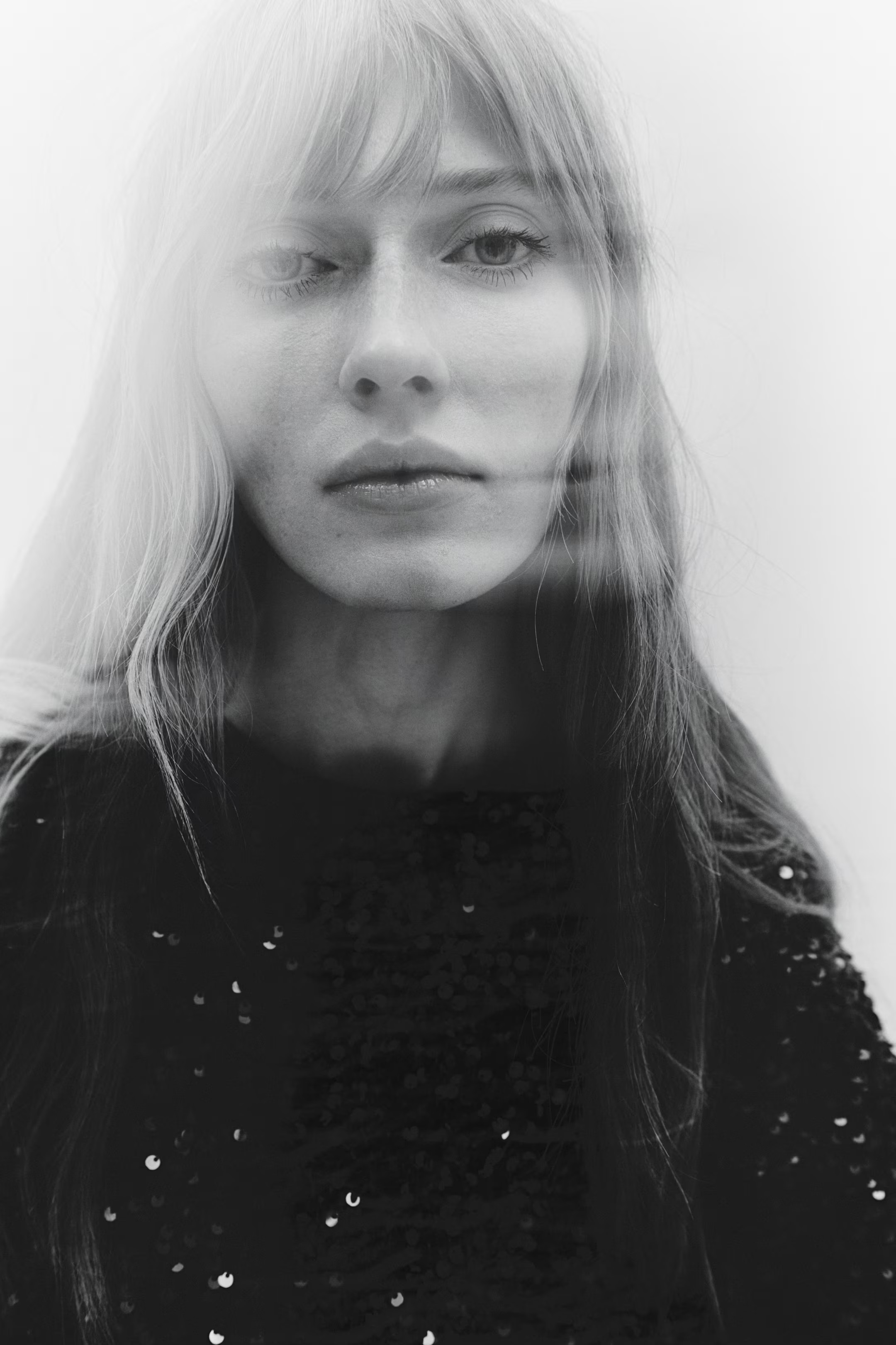 Sequined A-Line Dress - Black - Ladies | H&M US | H&M (US + CA)