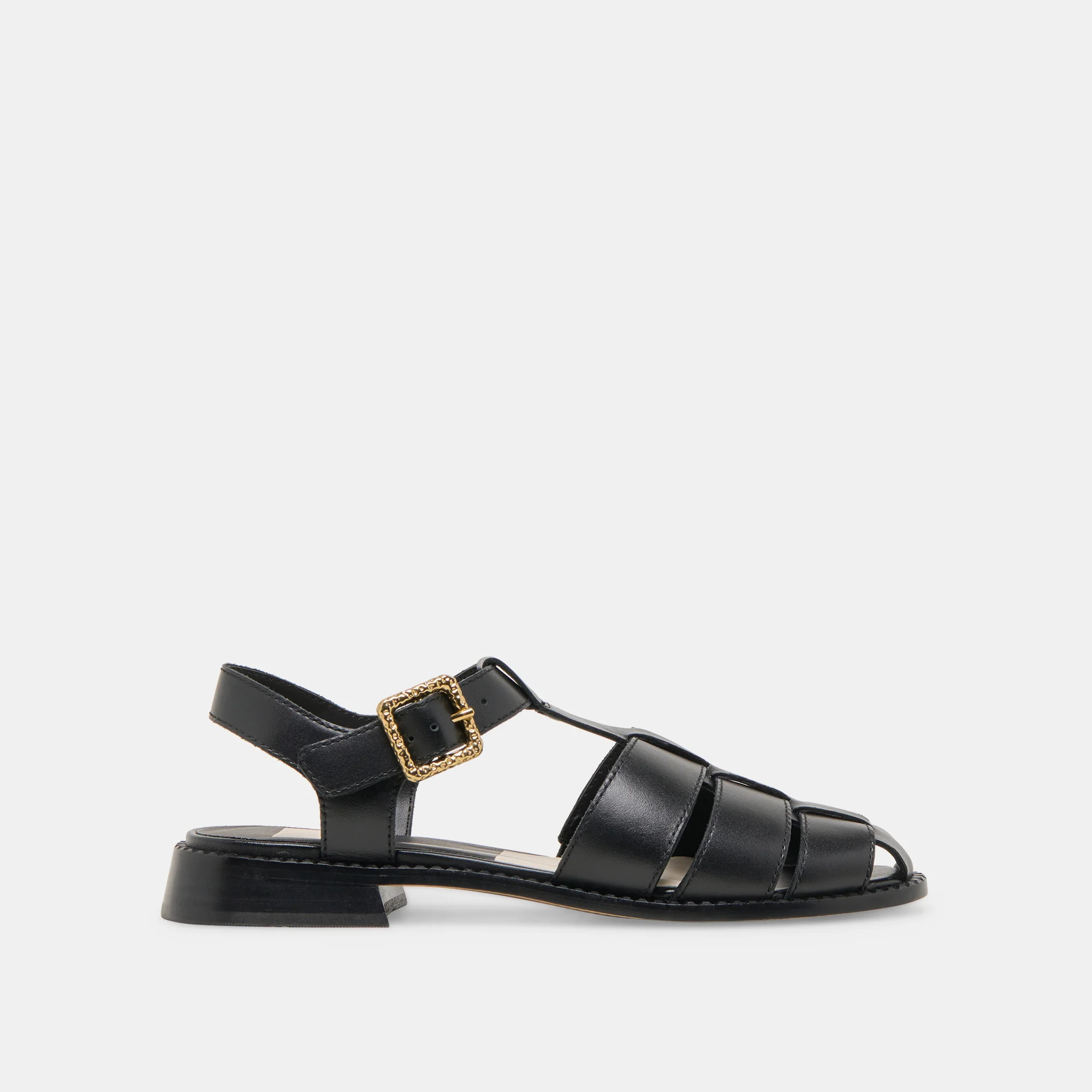 Holis Black Leather Sandals | Dolce Vita | DolceVita.com