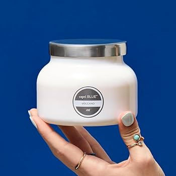 Capri Blue Volcano Candle – White Signature Jar Candle-Large Candle with Soy Wax Blend - Luxury... | Amazon (US)