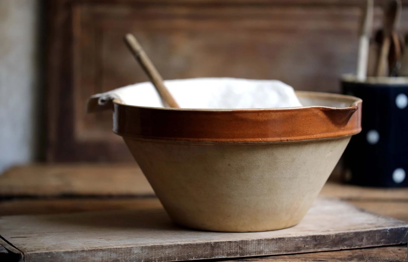 Large Mixing Bowl Rustic Antique Jatte Dough Bowl French - Etsy | Etsy (US)