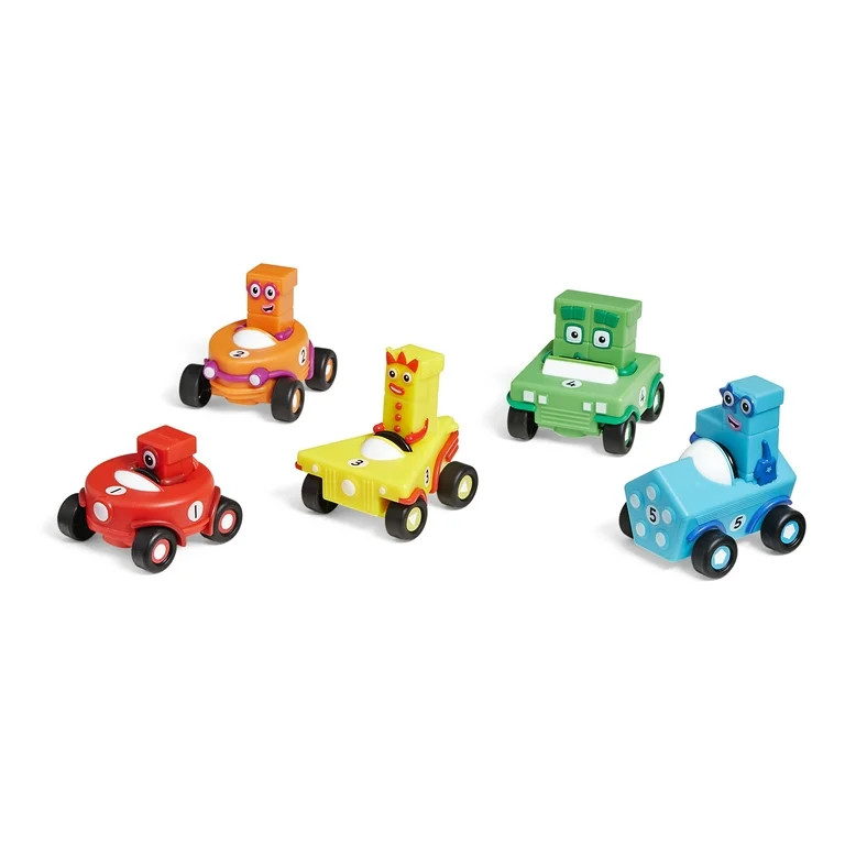 hand2mind Numberblocks® Mini Vehicles, Toy Vehicle Playsets, Race Car Toy (5 Pieces) - Walmart.c... | Walmart (US)