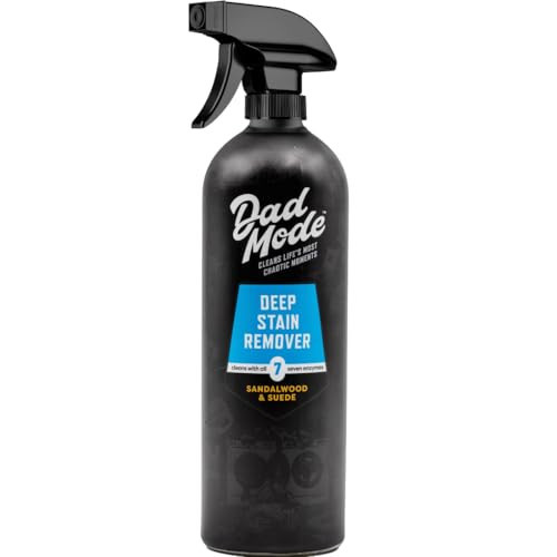 DadMode 7-Enzyme Laundry Stain & Odor Destroyer – Deep Cleaner for Extreme Clothing Messes Powered by Nuclease (DNAse) - Sandalwood & Suede, 16oz Refillable Bottle | Amazon (US)