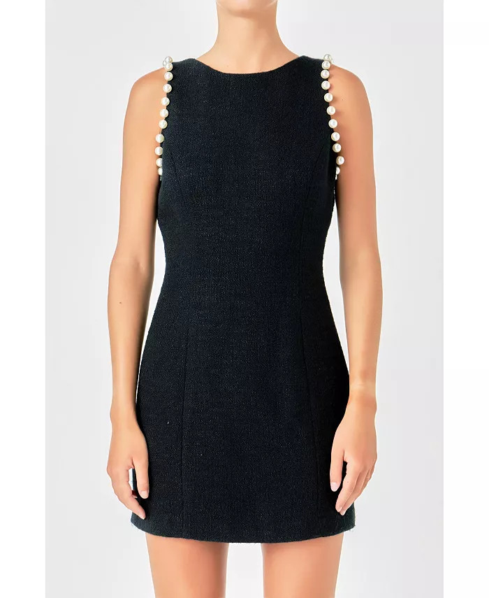Women's Pearl Accented Mini Dress | Macy's