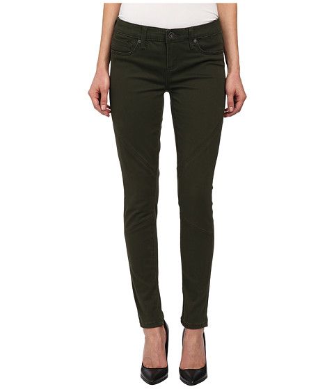 Seven7 Jeans - Twill Seamed Leggings in Army Green (Army Green) Women's Jeans | 6pm