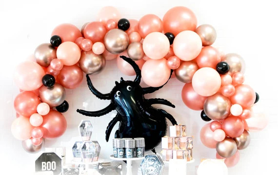 Halloween DIY Balloon Garland Kit Shades of Rose Gold and | Etsy | Etsy (US)