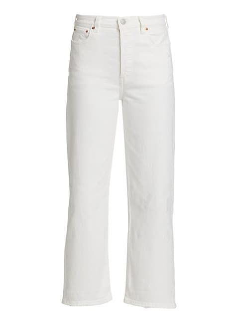 Ribcage Straight Ankle Jeans | Saks Fifth Avenue