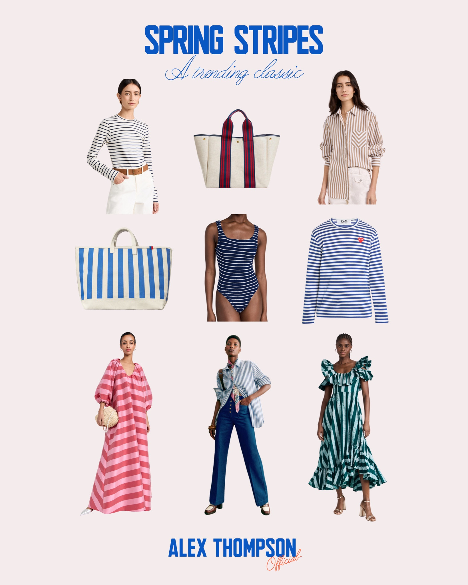 Spring Stripes - a trending classic. Style and outfit inspo for Spring. 🌸

#LTKSeasonal #LTKworkwear #LTKSpringSale