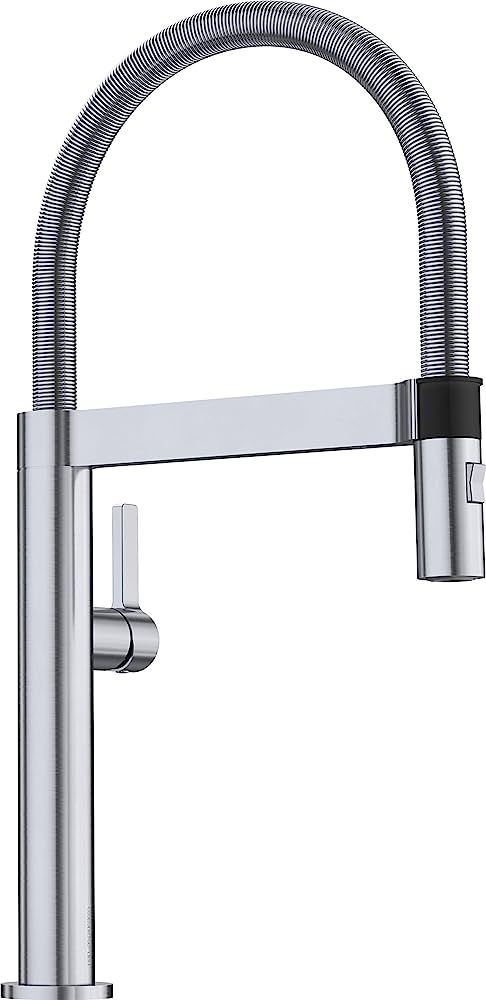 BLANCO, Satin Nickel 441623 CULINA MINI Semi-Pro Kitchen Faucet with Magnetic Handspray, 2.2 GPM | Amazon (US)