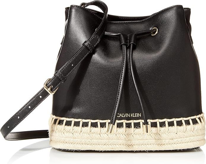 Calvin Klein Women's Gabrianna Novelty Bucket Shoulder Bag | Amazon (US)