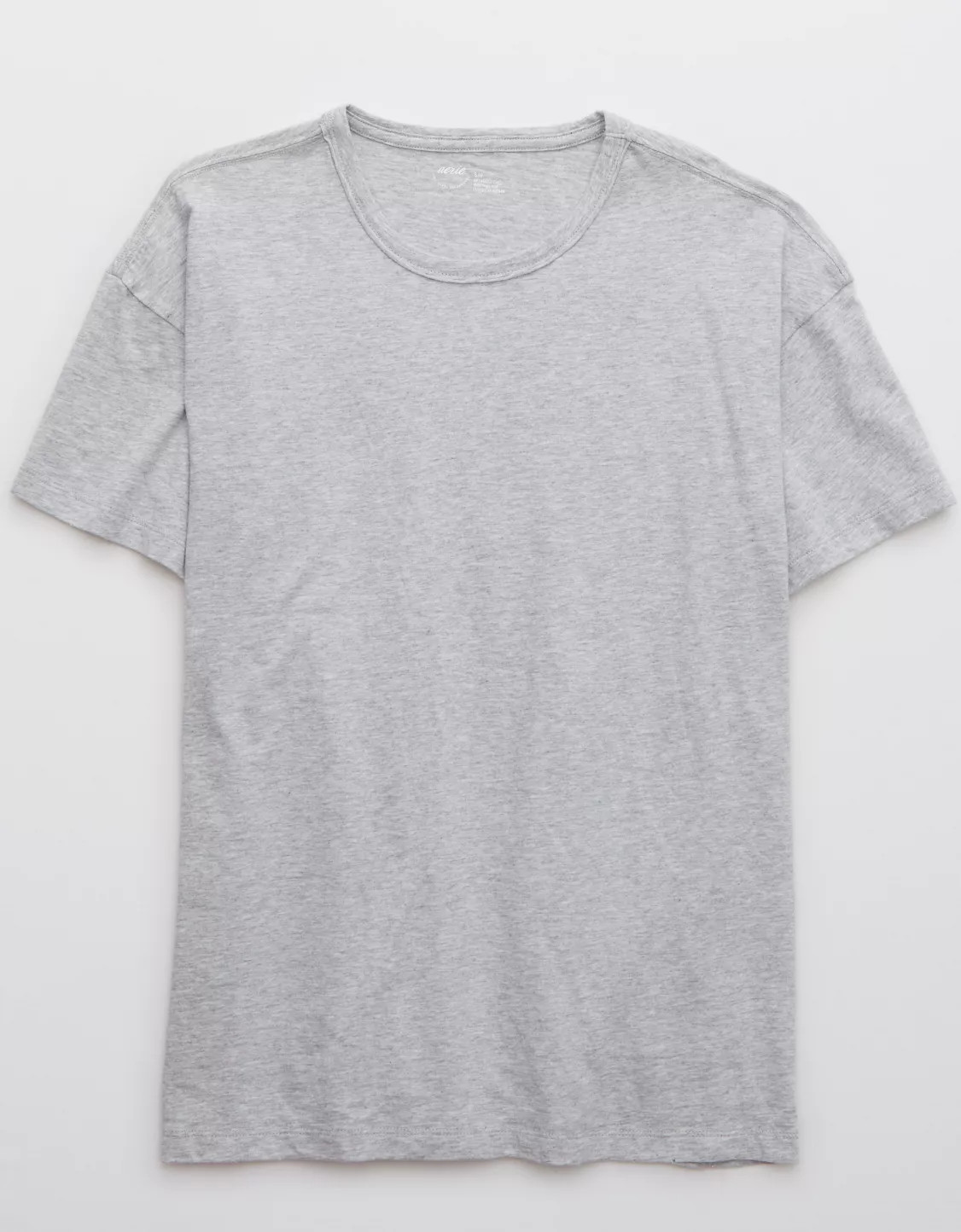 Aerie Distressed Oversized Boyfriend T-Shirt | American Eagle Outfitters (US & CA)
