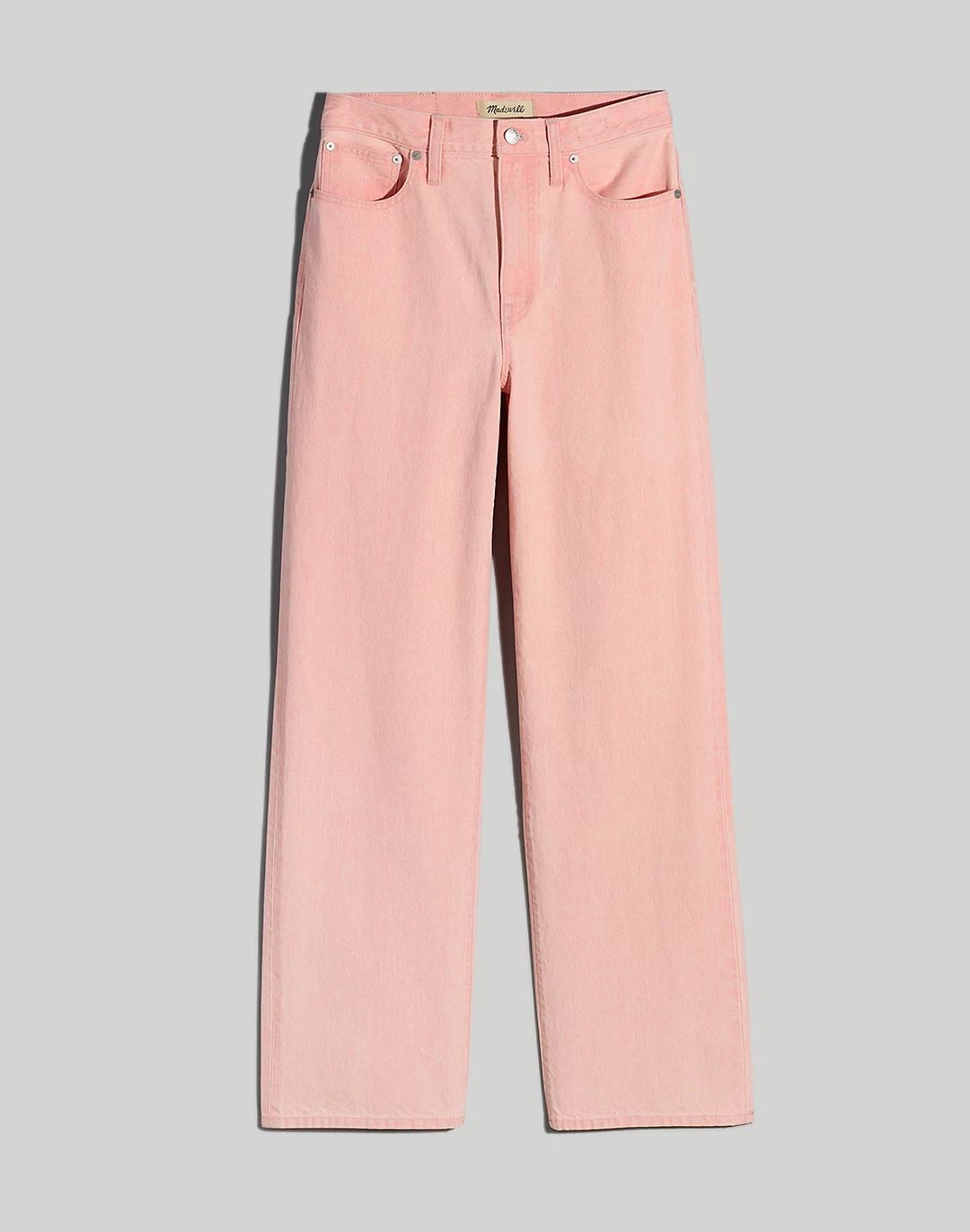 The Perfect Vintage Wide-Leg Jean in Light Pink Wash: Botanical-Dye Edition | Madewell