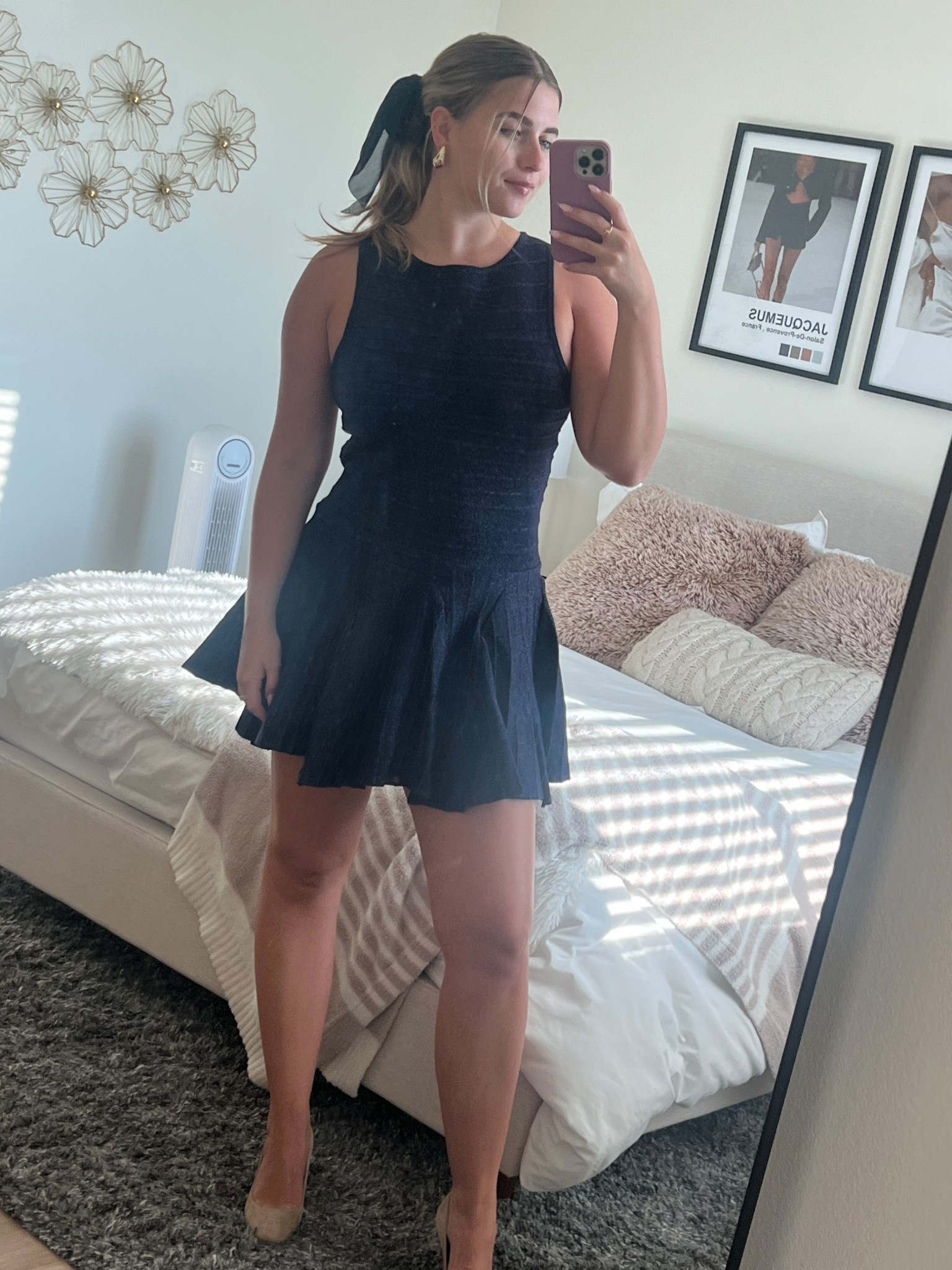 Navy dress for Friday! 
