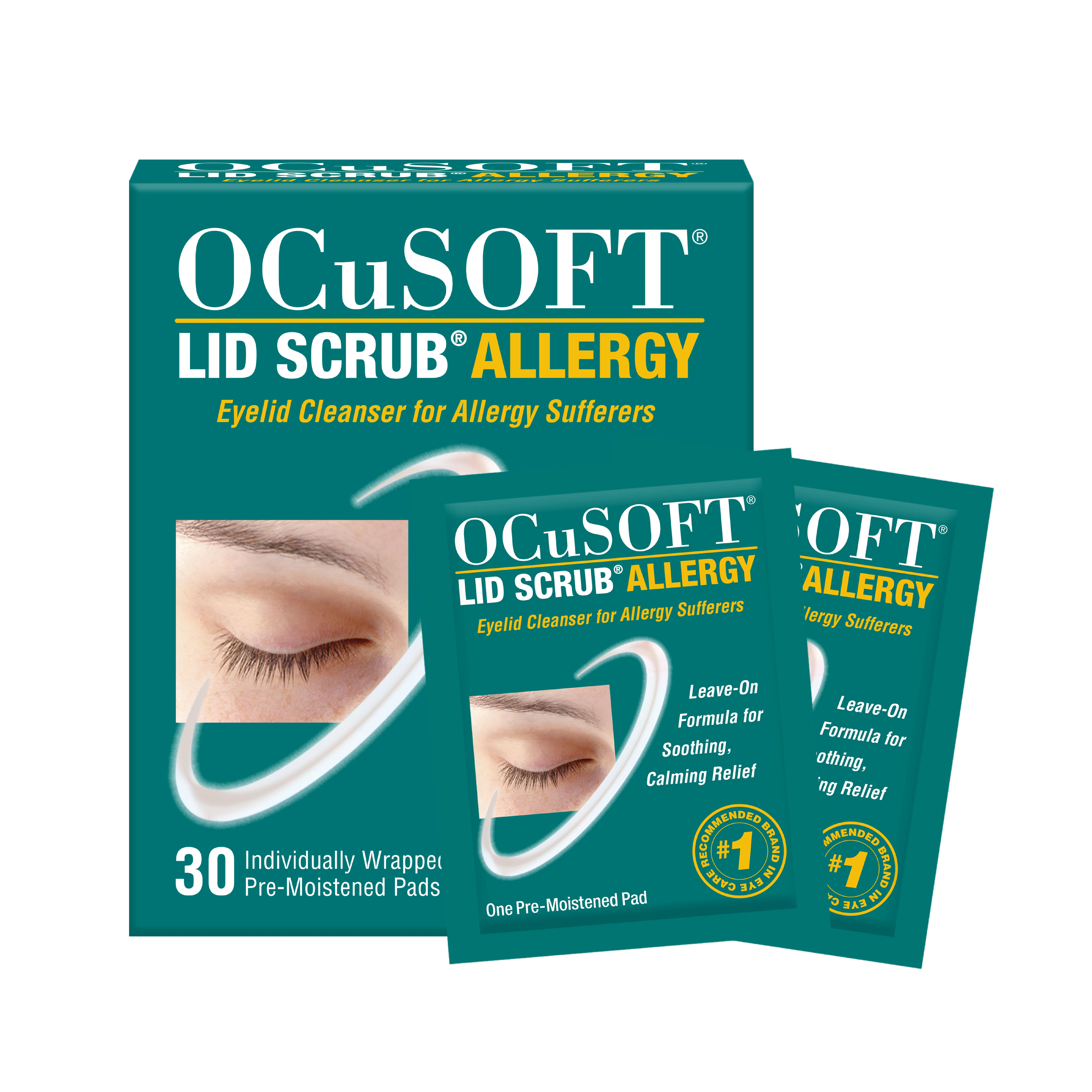 OCuSOFT Lid Scrub Allergy Eyelid Cleanser 30CT | Walmart (US)