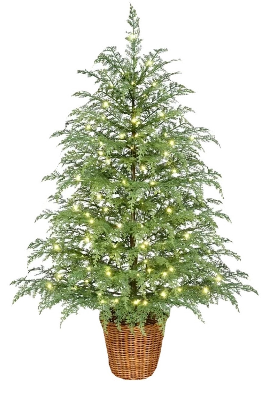 4' Pre-Lit Green Cypress Artificial Christmas Potted Tree with 100 Warm White Twinkle LED Lights, by My Texas House at Walmart 

#LTKHoliday #LTKSeasonal #LTKHome