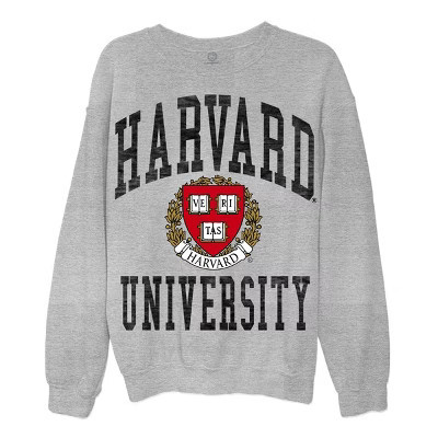 Men's Harvard Crewneck Sweatshirt - Heathered Gray M | Target