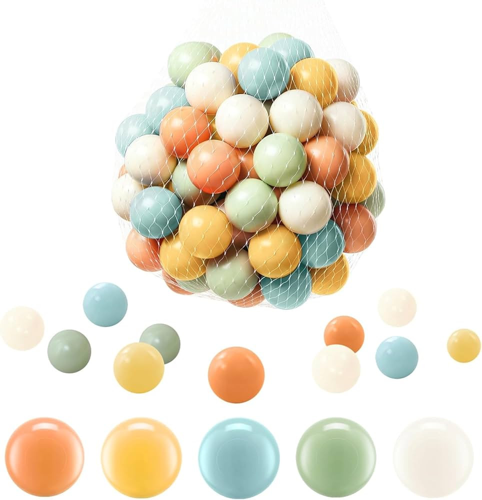 Ball Pit Balls, Safe Non-Toxic BPA-Free Crush-Proof Plastic Balls for Toddlers, Gift for Kids Bir... | Amazon (US)