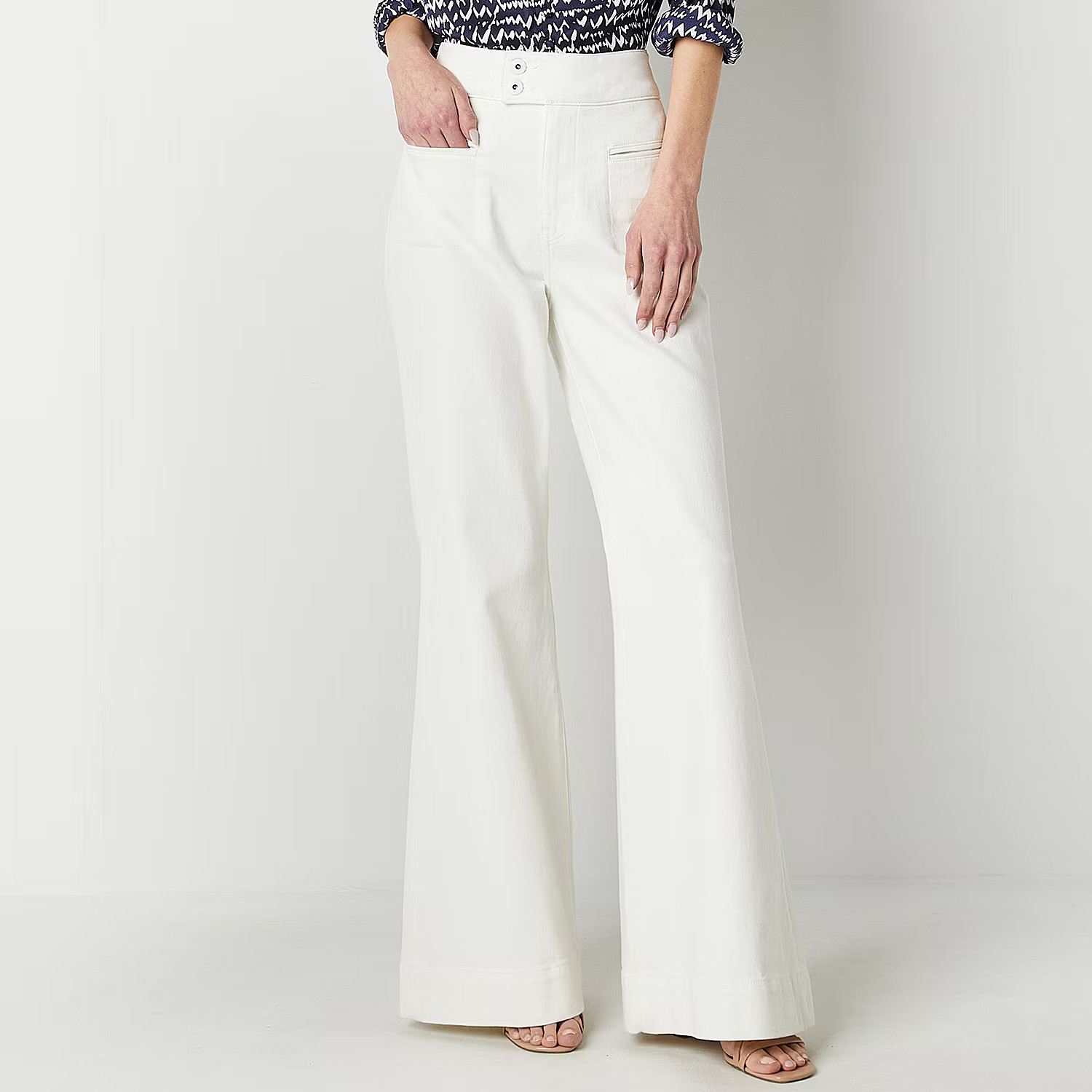 Ryegrass Womens Mid Rise Wide Leg Jean | JCPenney