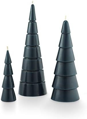 Illume Frost & Fir Christmas Tree Pillar Set, 1 EA, Green | Amazon (US)