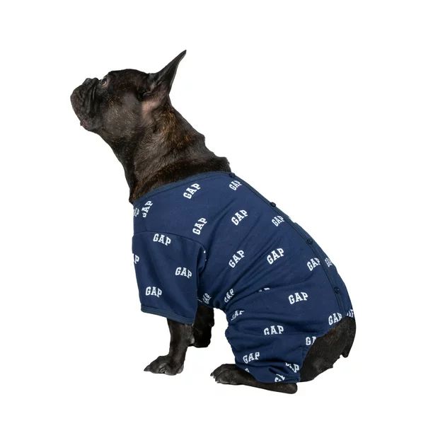 Gap Pet, Dog Clothes, Blue Logo Print Pet Pajama | Walmart (US)