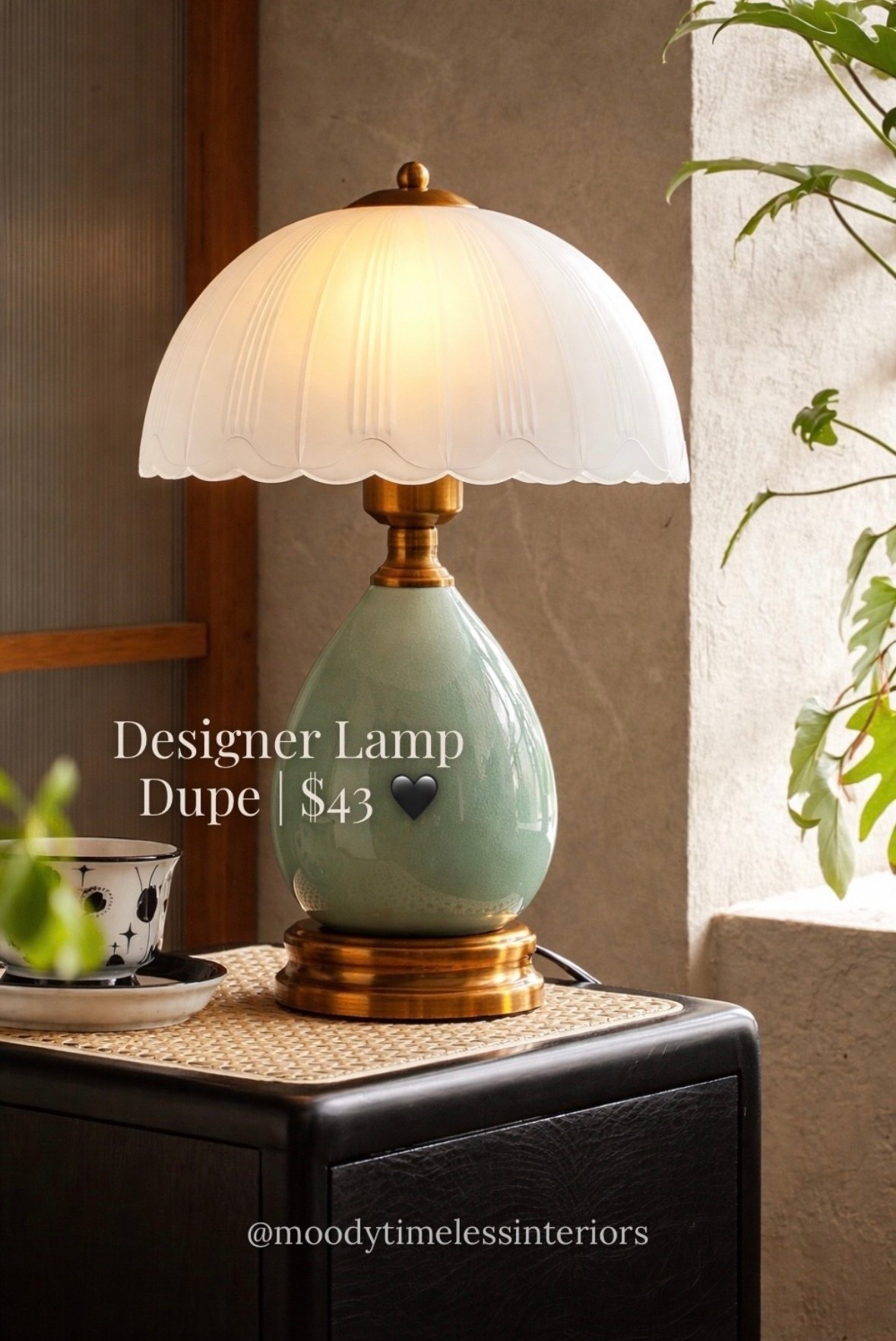 This lamp has no business being $43 🖤 Sage green ceramic base, ruffle shade, brass detail — looks like a $200+ boutique find. Amazon’s Choice, 300+ sold last month. Linked all the style variants so you can find your perfect one.
#LTKfindsunder50 #LTKstyled

#LTKHome
