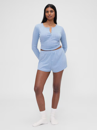 Gap × Summer Fridays Pointelle PJ Shorts | Gap (US)