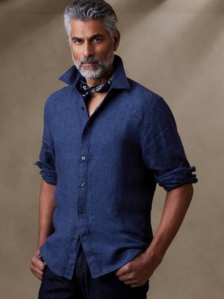 Castello Untucked Linen Shirt | Banana Republic (US)