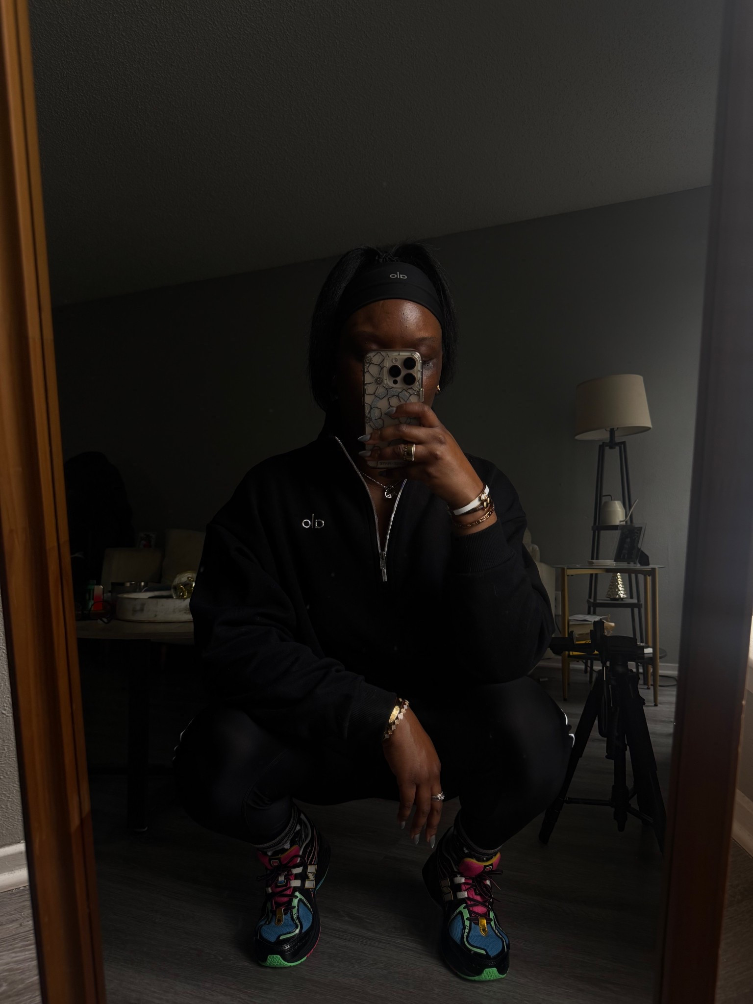 Snowed in Comfy Alo Set . Workout, active wear , alo leggings , alo quarter zip , fitness goal 

#LTKootd #LTKfitnessgoals #LTKActive