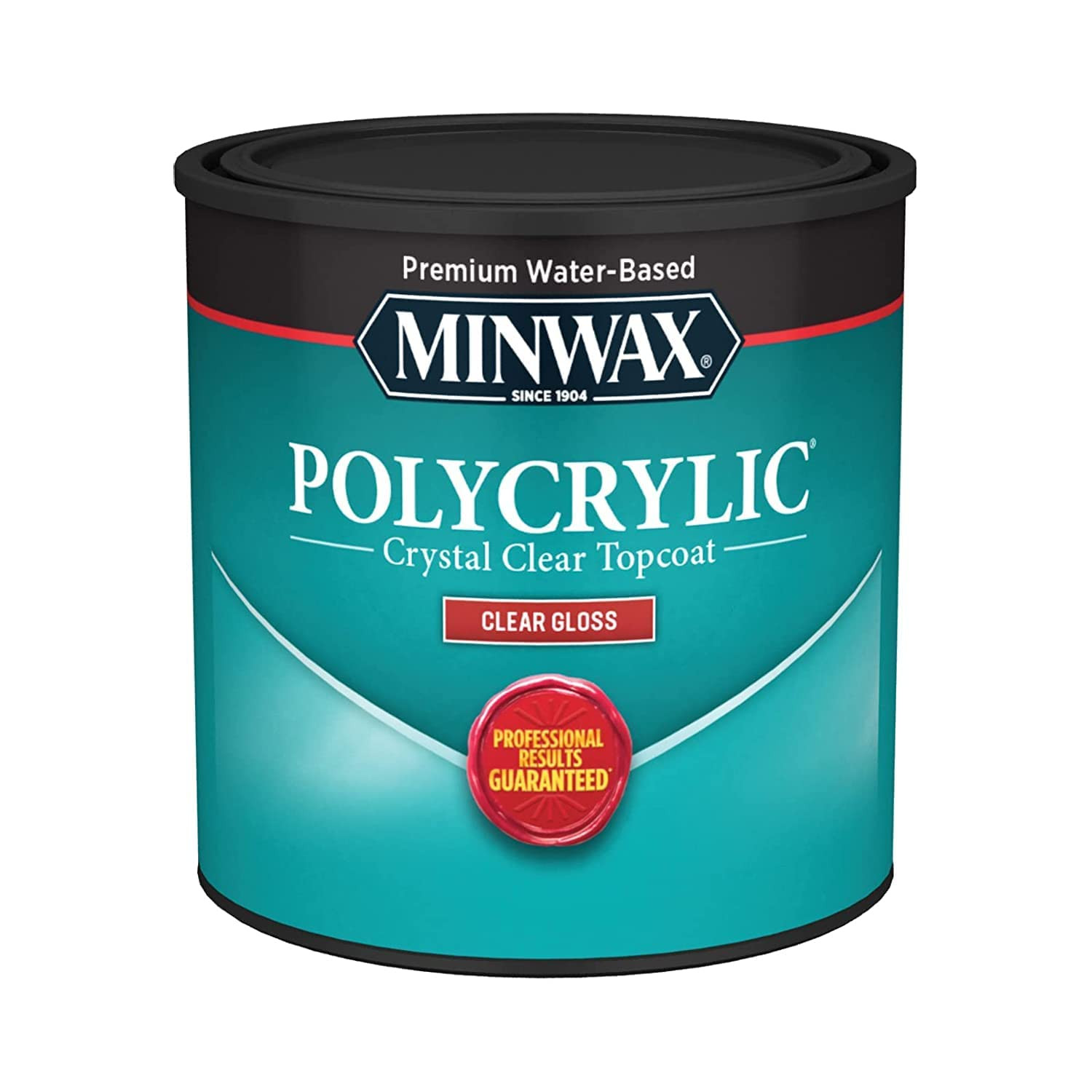 1/2 pt Minwax 25555 Clear Polycrylic Water-Based Protective Finish Gloss | Amazon (US)