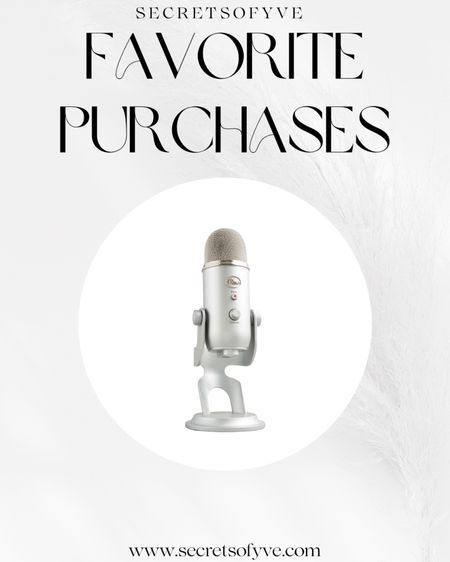 Secretsofyve: I absolutely love my Yeti microphone that I got during the height of the pandemic, and was essential for my podcast! 
Consider as gifts.
#Secretsofyve #LTKfind #ltkgiftguide
Always humbled & thankful to have you here.. 
CEO: PATESI Global & PATESIfoundation.org
DM me on IG with any questions or leave a comment on any of my posts. #ltkvideo #ltkhome @secretsofyve : where beautiful meets practical, comfy meets style, affordable meets glam with a splash of splurge every now and then. I do LOVE a good sale and combining codes! #ltkstyletip #ltksalealert #ltkcurves #ltkfamily #ltku secretsofyve

#LTKmens #LTKtravel #LTKSeasonal