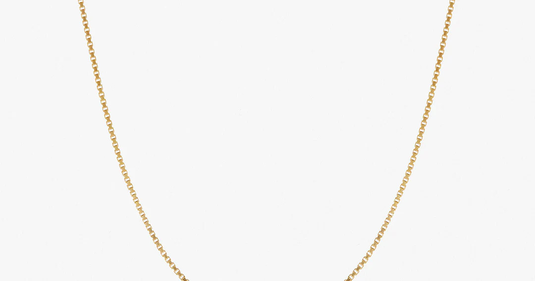 Silver Box Chain Necklace - Jo Gold | Ana Luisa