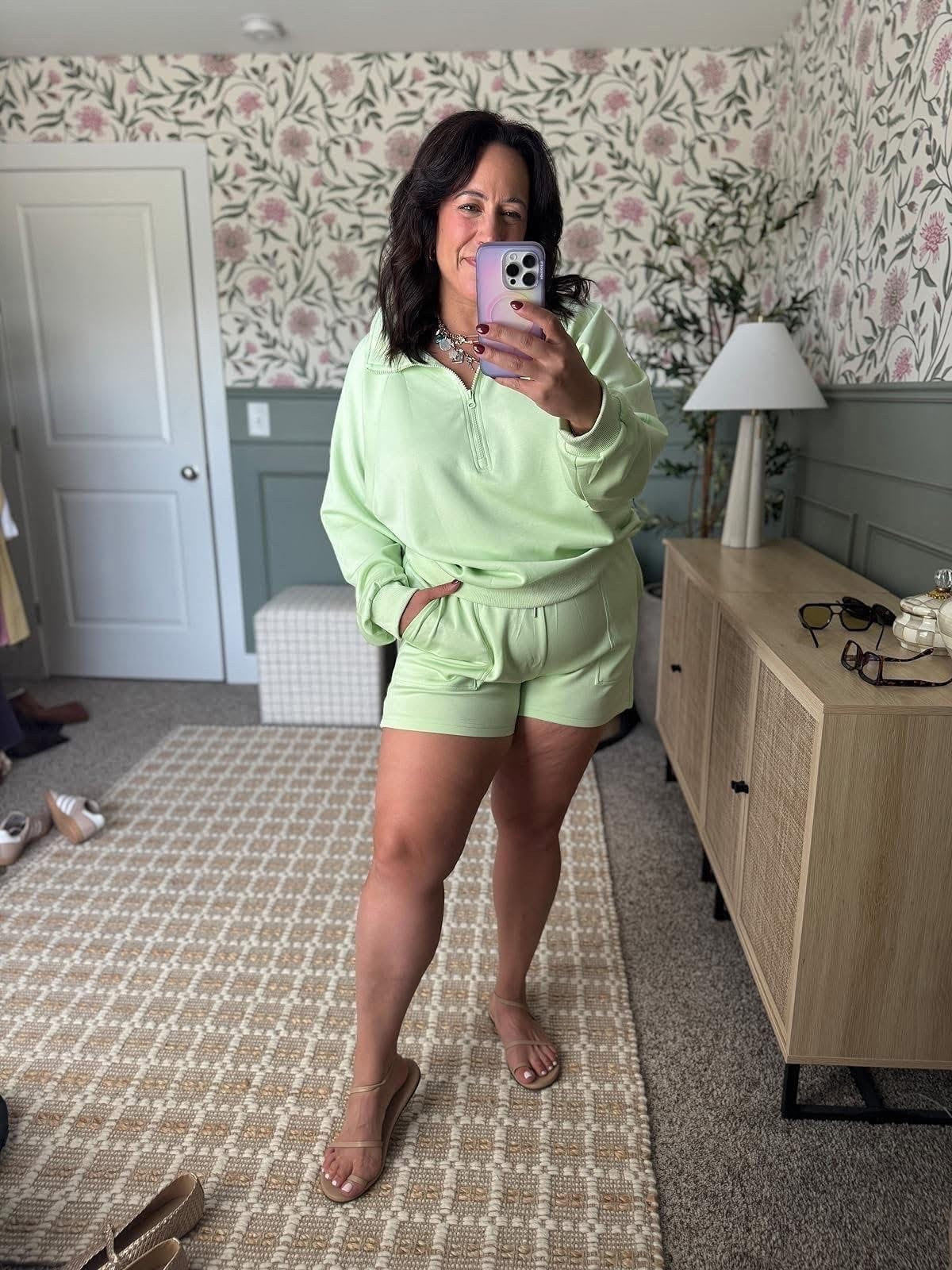 Amazon set for spring and summer outfit idea! Size XL 👏🏻👏🏻💚💚

#LTKBeauty #LTKMidsize #LTKootd