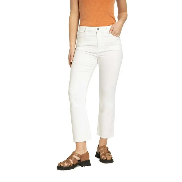 Jordache Women's High Rise Cropped Flare Jean | Walmart (US)
