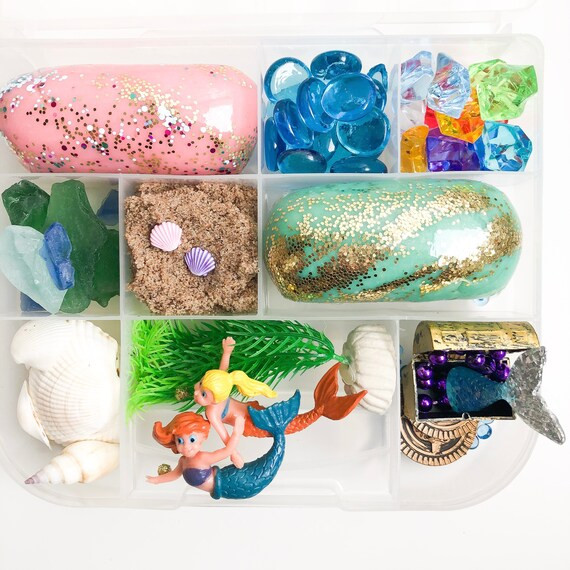 Play Dough Kit Mermaid Play Dough Kit Mermaid Kit Sensory | Etsy | Etsy (US)