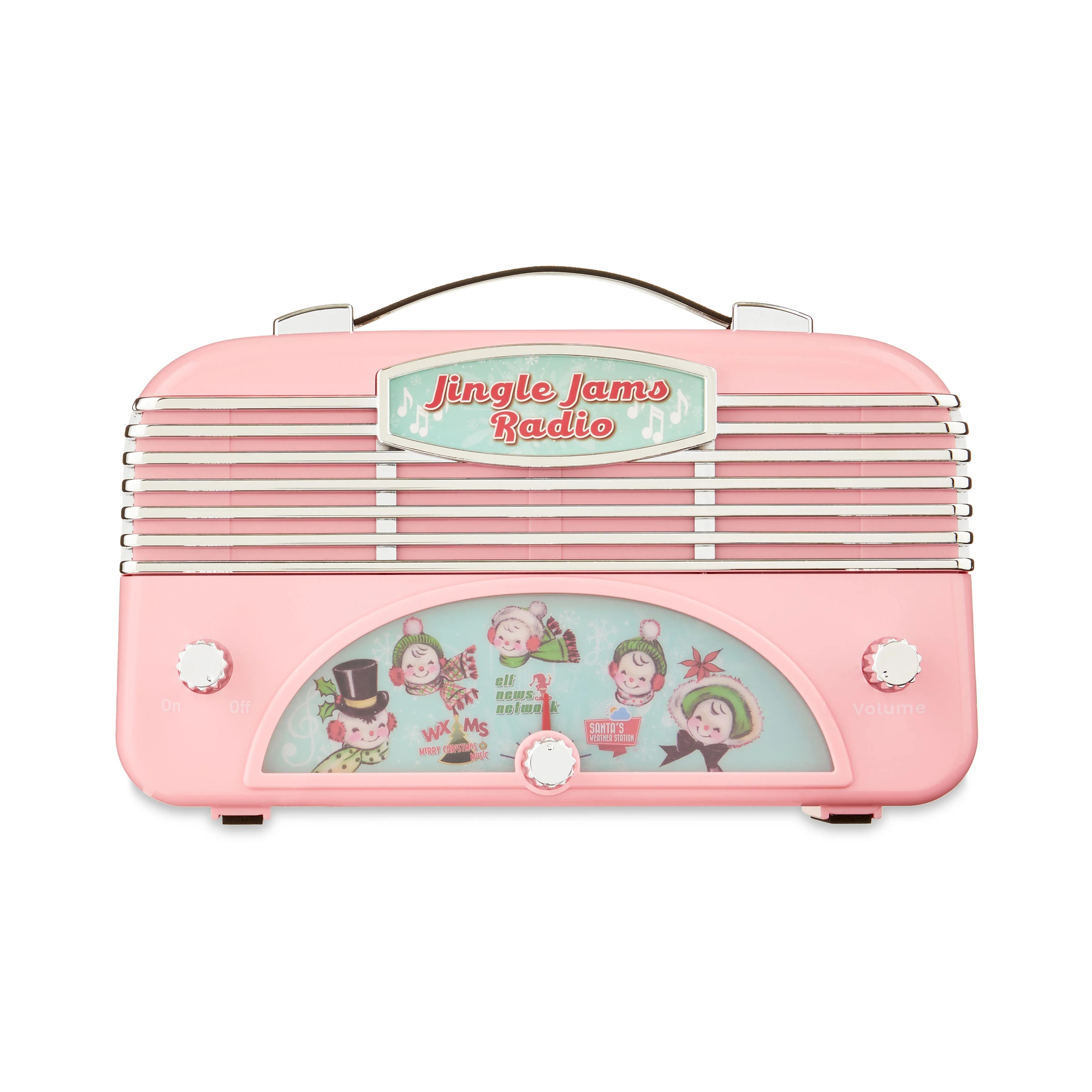 Mr. Christmas 6.8" Jingle Jams Radio Decoration, Pink | Walmart (US)