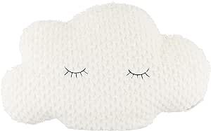 Bloomingville A75116280 Polyester White Cloud Pillow with Eyelashes | Amazon (US)