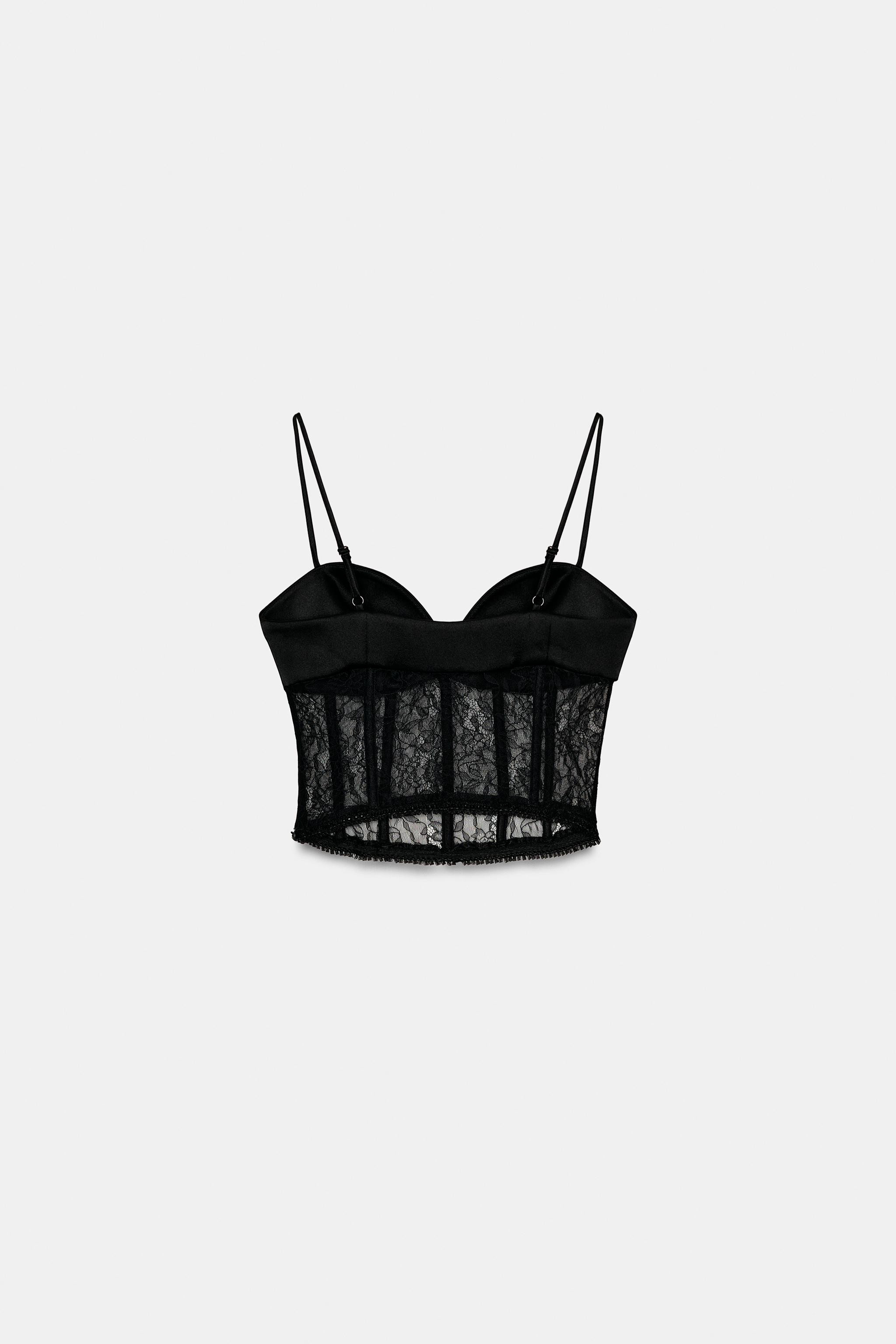 LACE CORSET TOP | Zara US