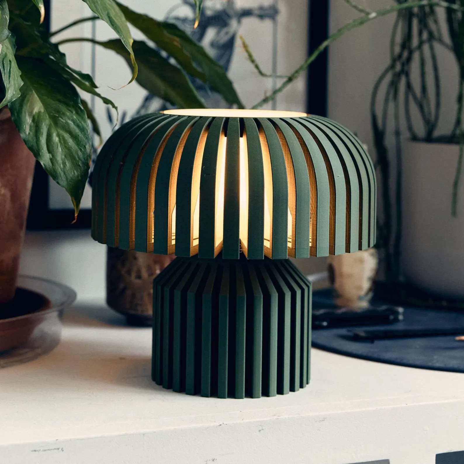 The Maya Lamp - Handmade Decor That Turns Light Into Sculpture - Etsy | Etsy (US)