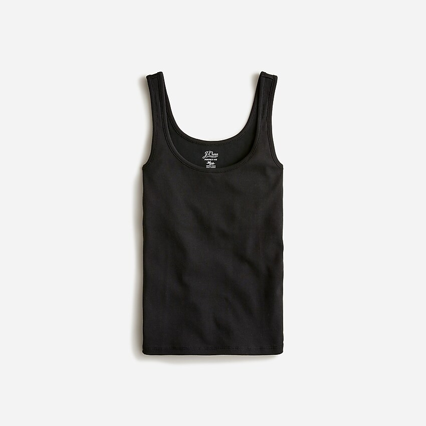 Perfect-fit shelf-bra tank top | J. Crew US