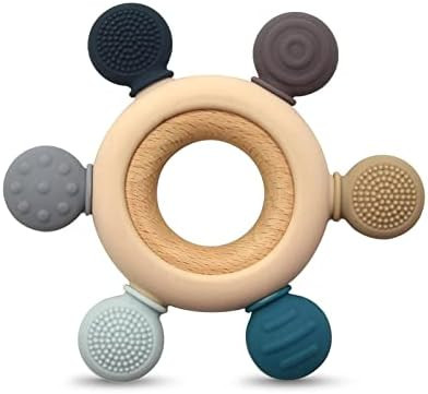 Baby Teething Toys Silicone Teethers BPA Free Silicone Rudder (bright 5) : Amazon.ca: Baby | Amazon (CA)