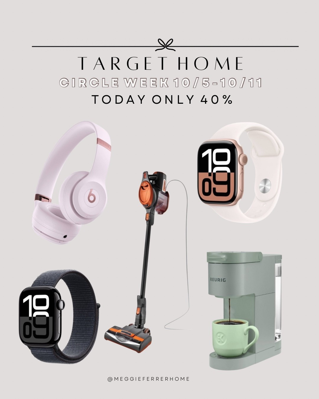 40% off TODAY ONLY! Target Circle Week 10/5 - 10-11! 🎉

Apple watch, Keurig, Shark vacuum, headset, vacuum, Target deals, sale, Target home 


#LTKHome #LTKSaleAlert