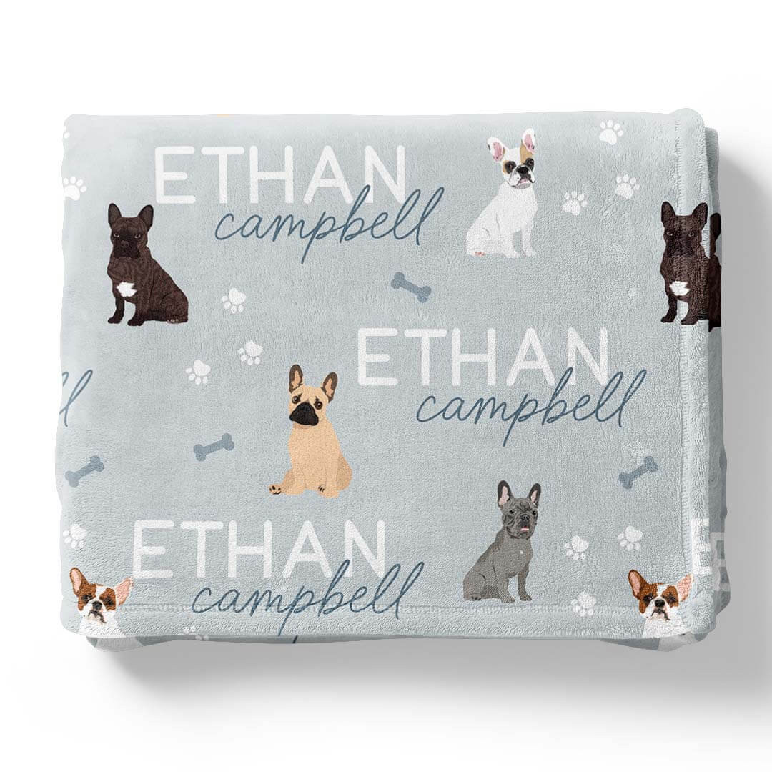 Personalized Kids Blankets | Dog Breeds | Caden Lane