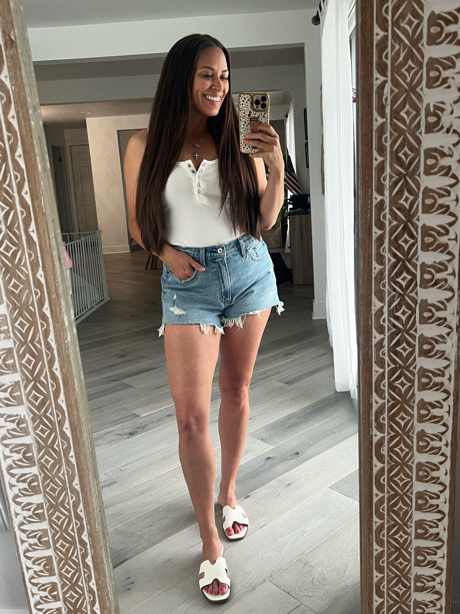 The best ribbed white tank top! Breastfeeding friendly with buttons down the front. 

Nursing friendly tank top | breastfeeding friendly tank top | cute summer outfit | casual summer outfit | Amazon find | Abercrombie mom shorts | target sandals 

#LTKStyleTip #LTKBaby #LTKFindsUnder50