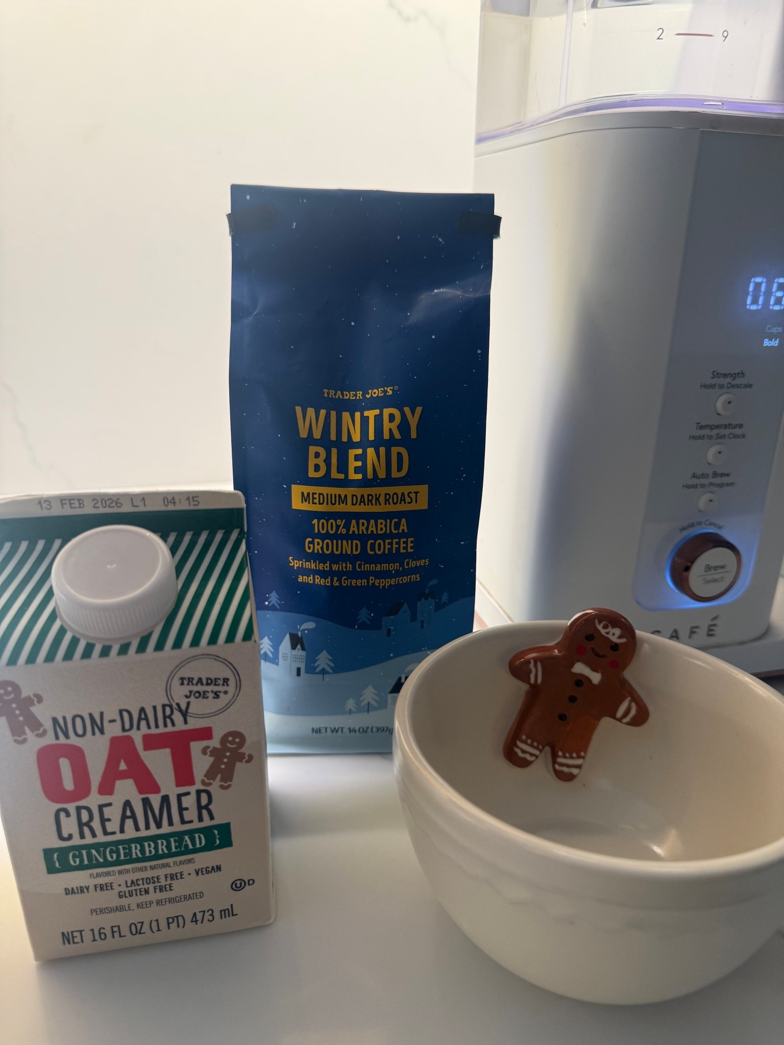 This is the best coffee combo from Trader Joe’s!! So yummy and cozy for a cold morning! And my Cafe coffee maker is $100 off right now - would make a great gift! 

#LTKmorningroutine #LTKGiftGuide #LTKSeasonal