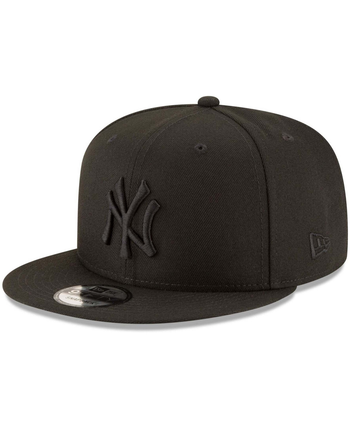 Men's Black New York Yankees Black on Black 9FIFTY Team Snapback Adjustable Hat - Black | Macy's
