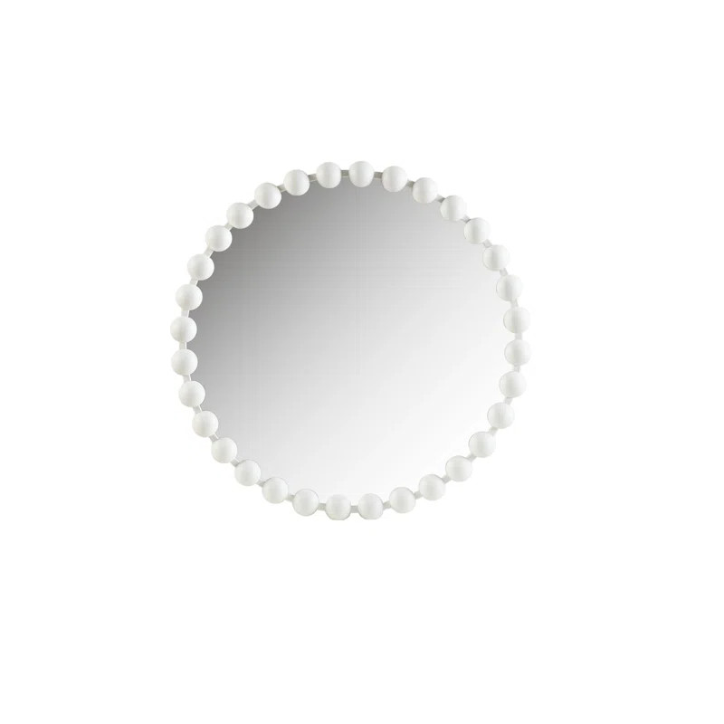 Marlowe Round Metal Wall Mirror | Wayfair North America