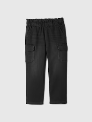 babyGap SuperSoft Cargo Paperbag Mom Joggers | Gap Factory