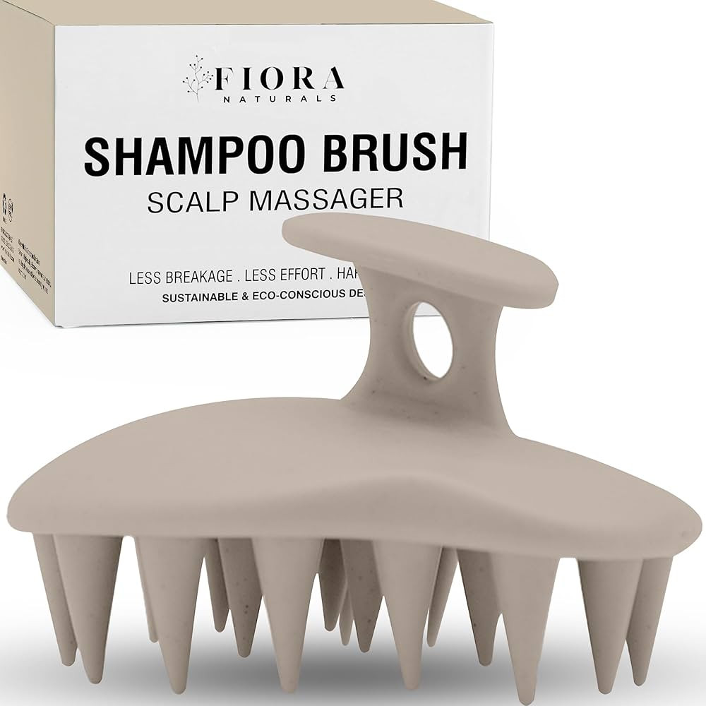 Fiora Naturals Scalp Massager Shampoo Brush - Silicon Scalp Scrubber & Exfoliator for Dandruff Re... | Amazon (US)