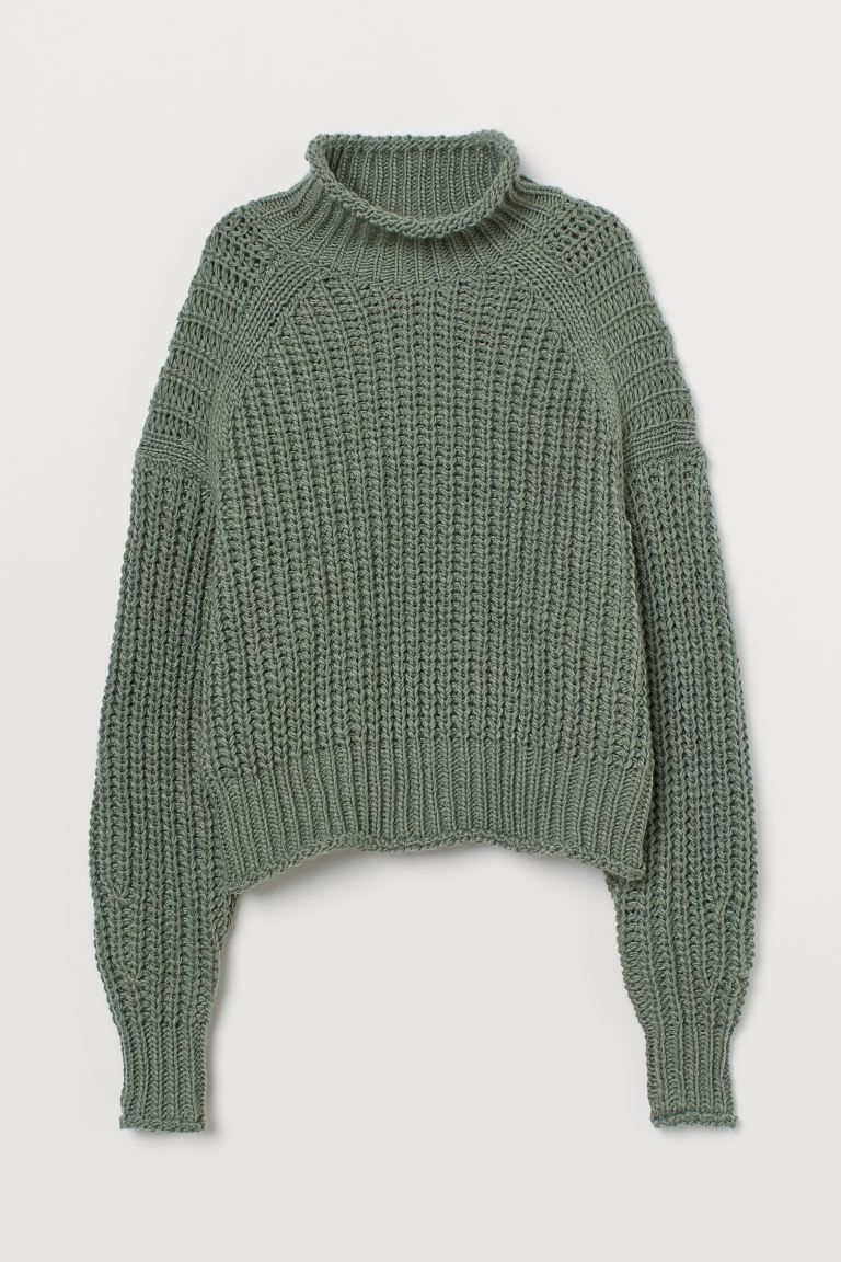 Ribbed Turtleneck Sweater | H&M (US + CA)