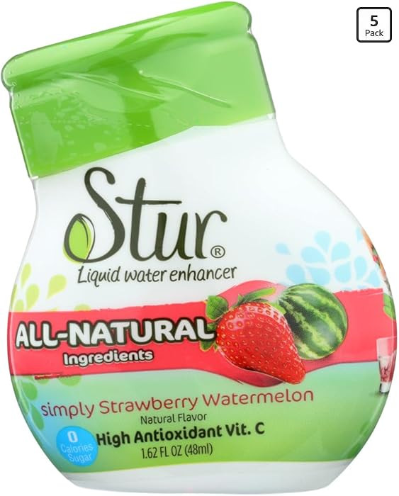 Stur Drinks - Strawberry Watermelon Natural Water Enhancer Liquid Drink Mix Sugar Free Zero Calor... | Amazon (US)