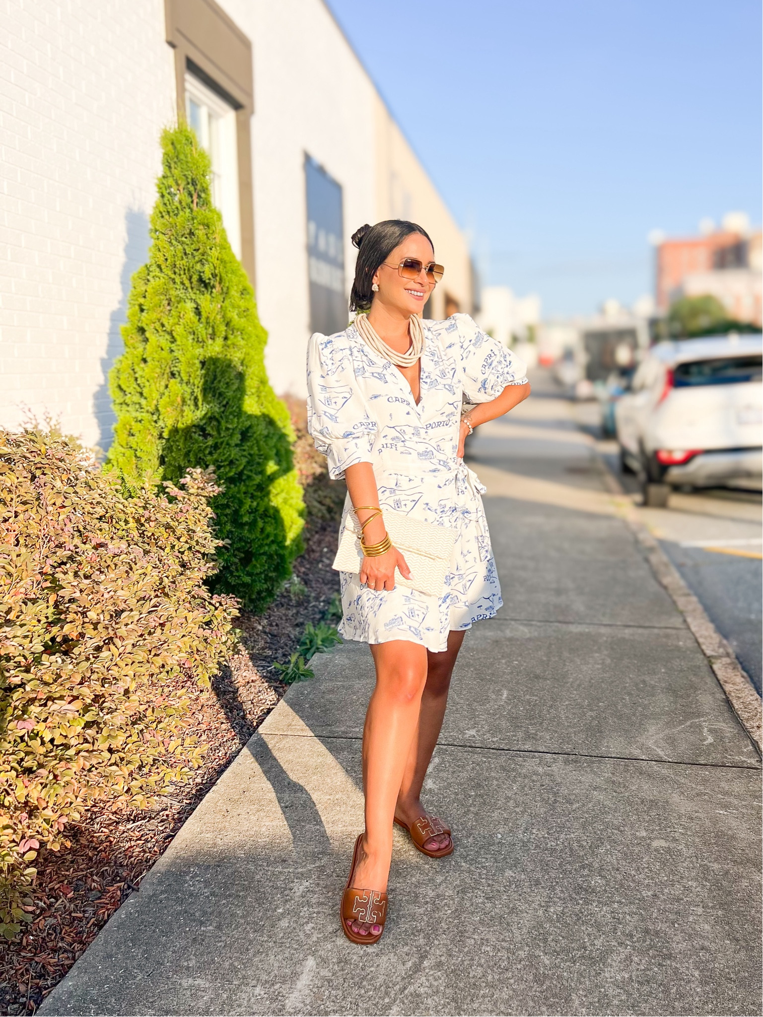 Maeve Collared Wrap Mini Dress. Summer dress. 

#LTKWorkwear #LTKTravel #LTKMidsize